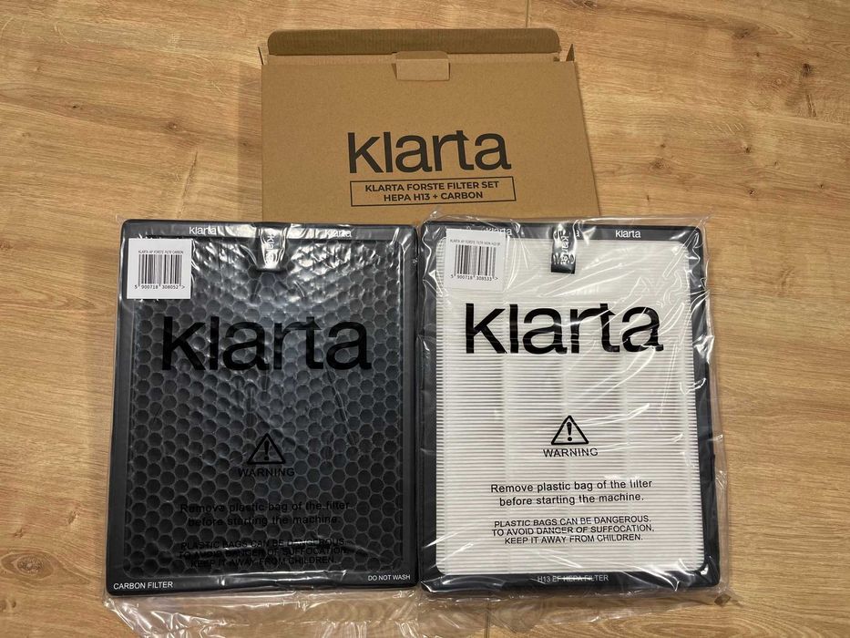 Oczyszczacz powietrza Klarta Forste 4+ nowy komplet filtrów, stan BDB