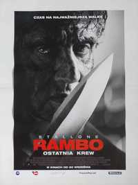 Plakat filmowy oryginalny - Rambo Ostatnia krew