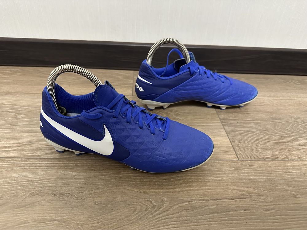 Бутсы Nike tiempo 40.5 размер кожаные