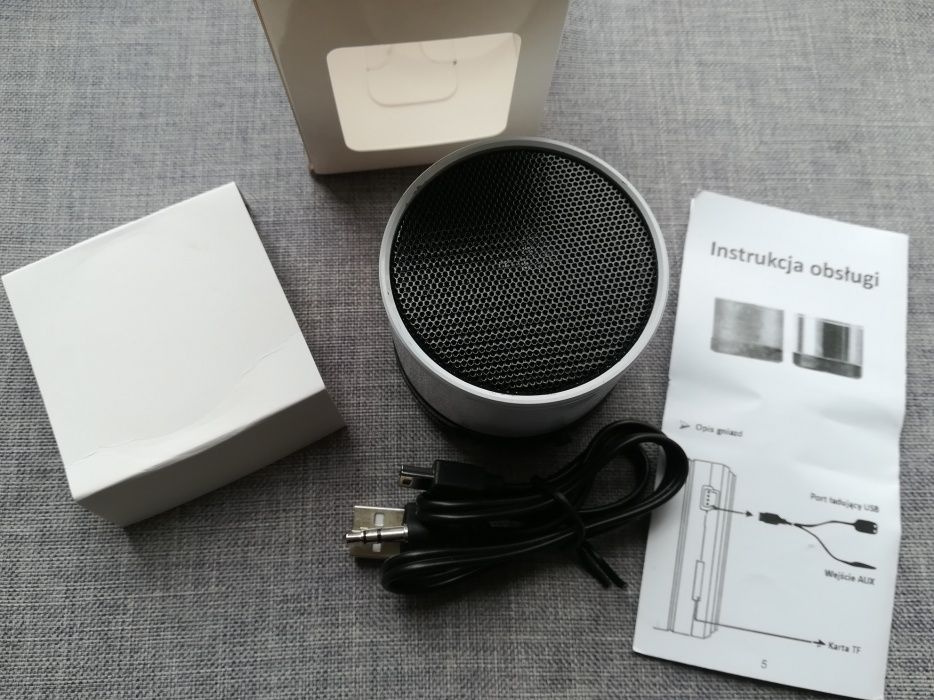 Głośnik bluetooth na kartę SD Micro + karta nowy zestaw