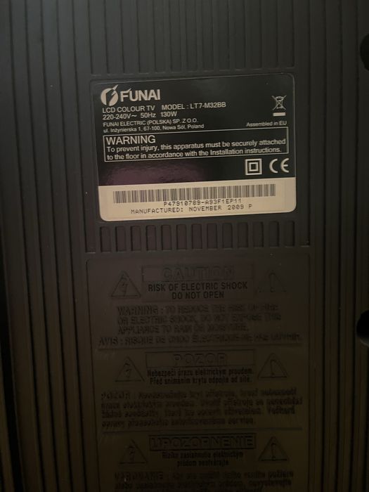 Telewizor Funai LT7-M32BB monitor