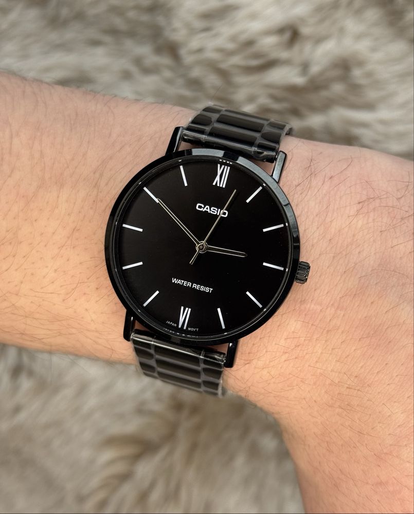 Чоловічий годинник Casio MTP-VT01B ОРИГІНАЛ мужские часы оригинал