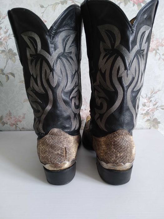 Ковбойськи чоботи чоловічи гремуча змія натуральна 42 -42.5