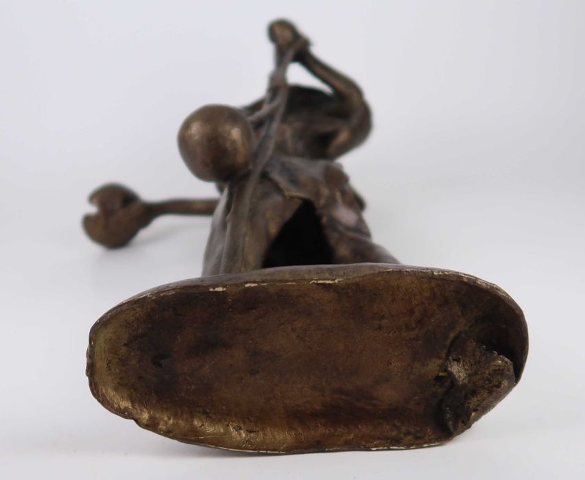 Escultura em bronze - Mendigo do Norte de África - 32 cm