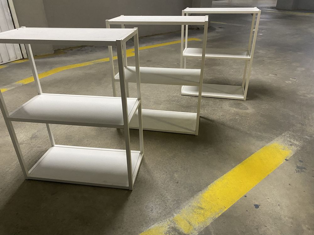 Prateleiras de metal IKEA ENHET Branco