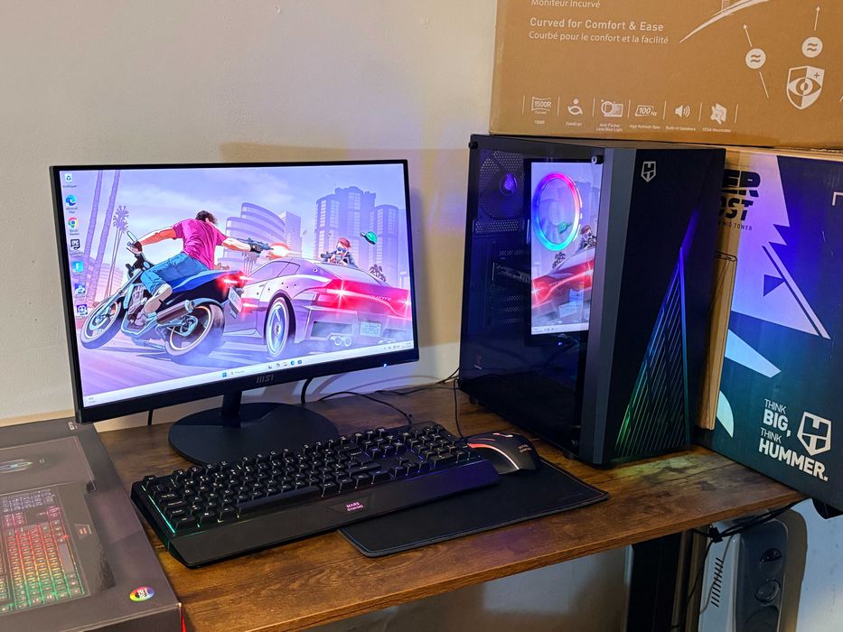 Pc/Gaming Core i7 / Ram 32Gb /AMD RX580 8Gb / Monitor Msi 24" Curvo