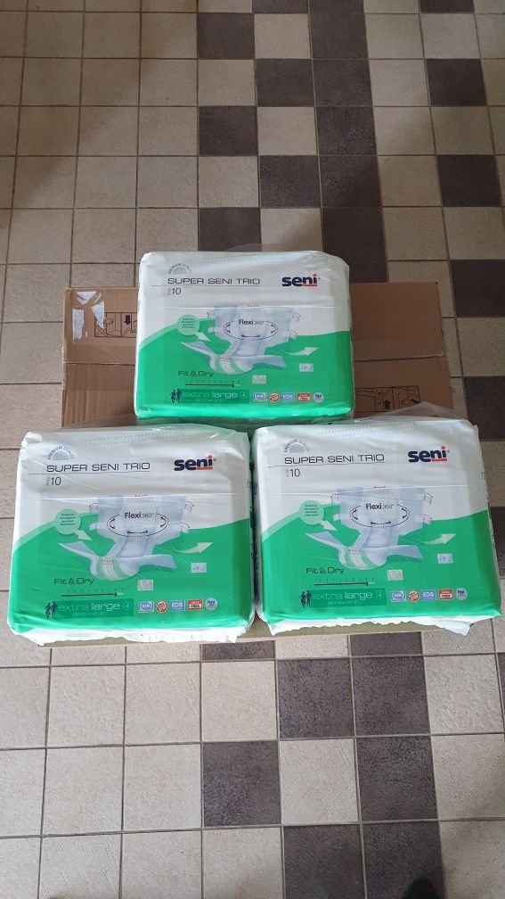 Памперсы Super Seni Trio extra large 4 130-170см.