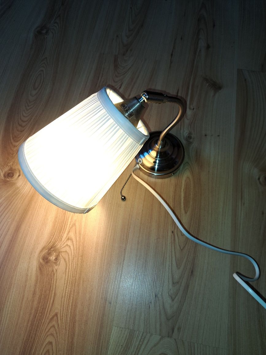 Lampa ścienna kinkiet Arstid biała IKEA