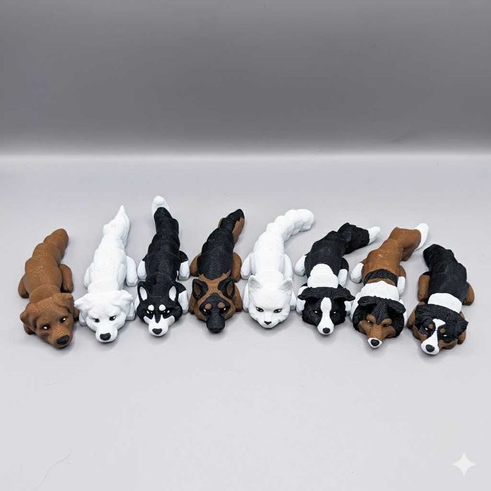 Breloczek 3D w kształcie pieska – 150 Ras