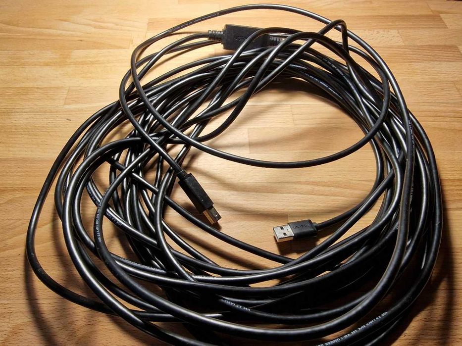 UGREEN Aktywny kabel do drukarki skanera USB-B USB-A 2.0 15m