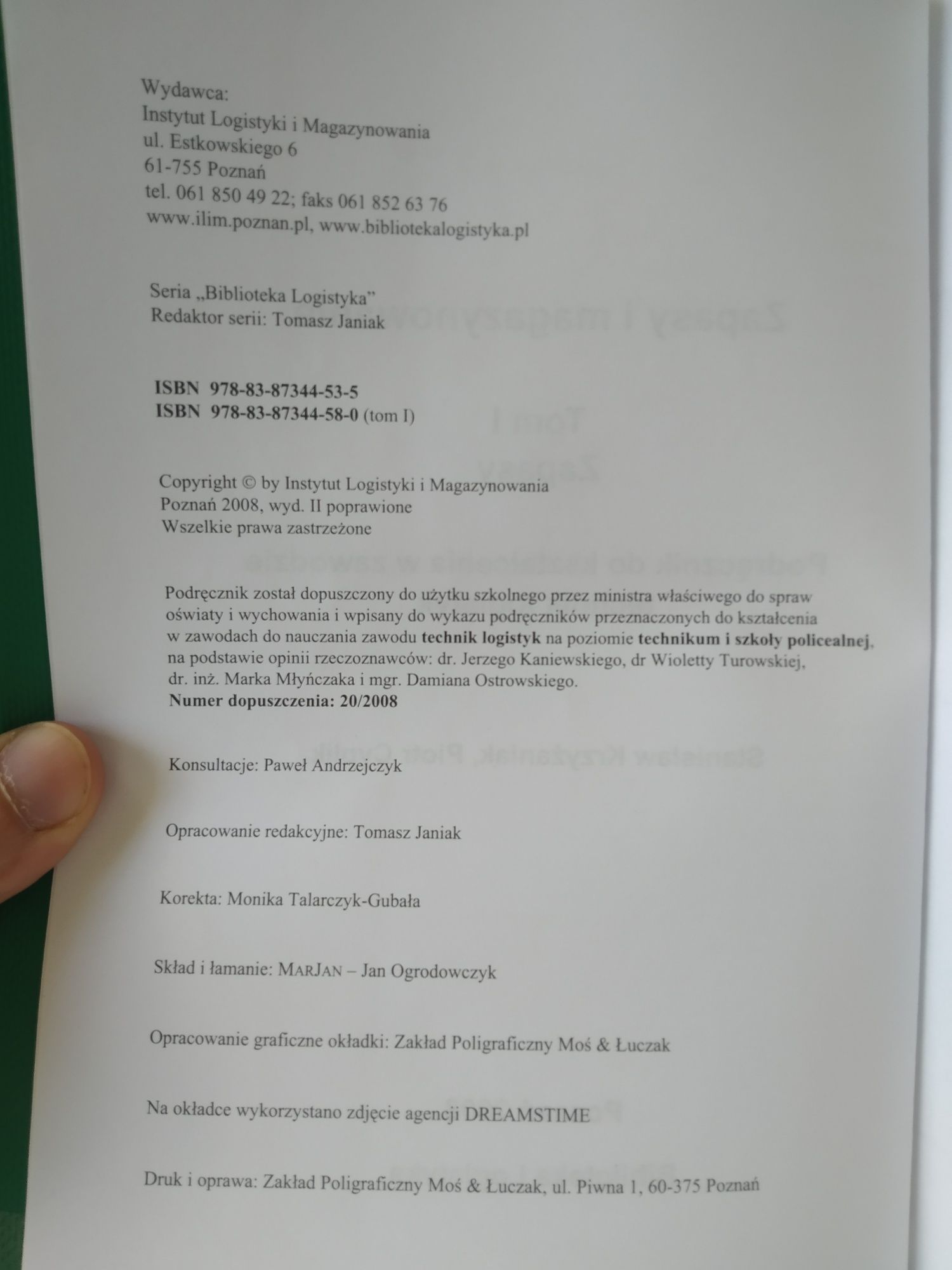Zestaw podręczników do logistyki
