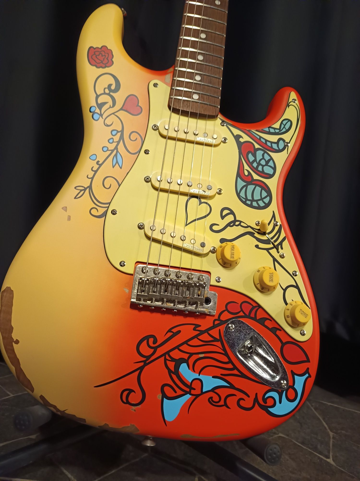 Gitara elektryczna Vintage V6 Thomas Blug Signature stratocaster
