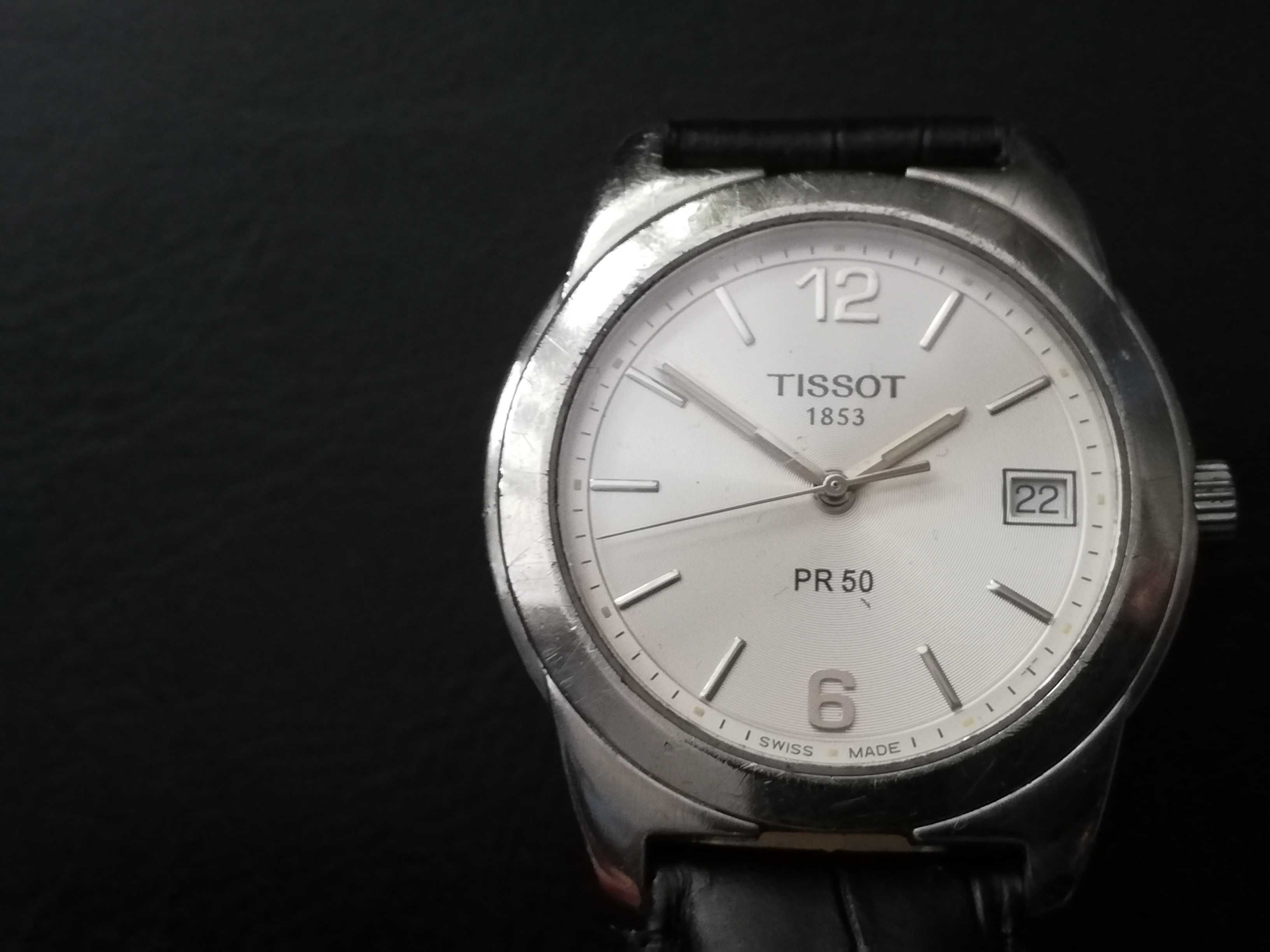 Sprzedam męski zegarek szwajcarskiej firmy Tissot PR50 szkło szafir