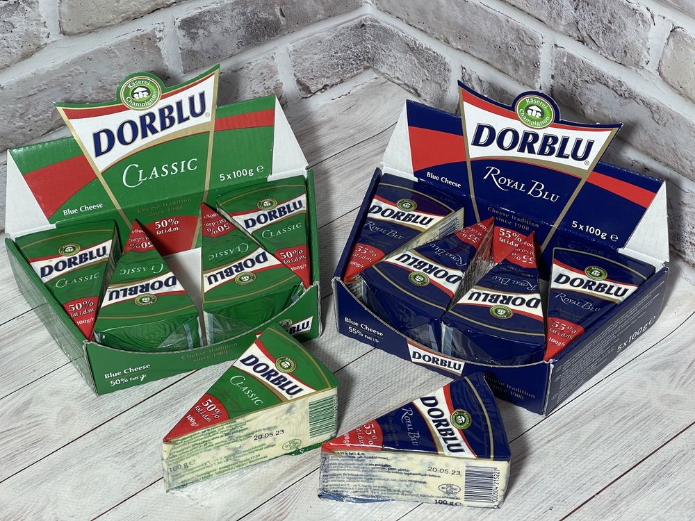 Сир Дорблю. Dorblu 100 грам 2 види