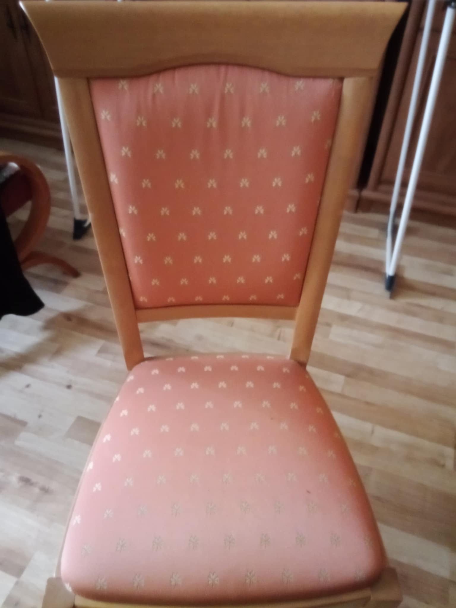 Stół dębowy z 6 krzesłami