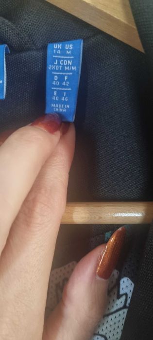 Bluza damska czarna Adidas Europa Track Top, r.M - polecam!