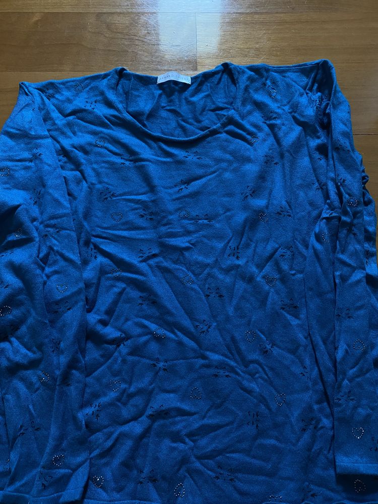 Conjunto 7 camisolas de manga comprida tamanho M