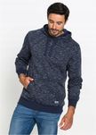 B.P.C bluza męska z kapturem granatowy melanż r.XXL