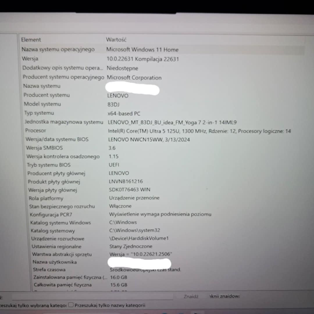 Laptop Lenovo Yoga