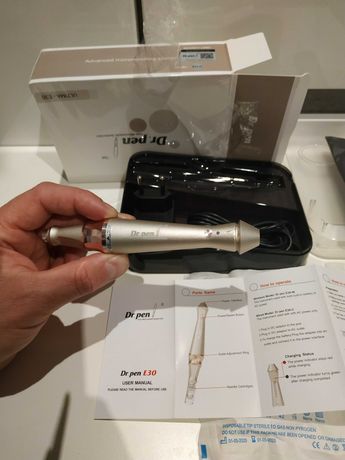 kosmetyczny Dr pen model E30c Nowy, 8 wkładów gratis, dermapen
