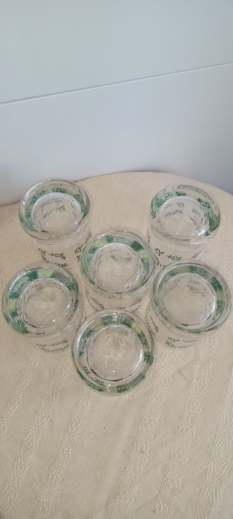 Komplet 6 szklanek z grubym dnem