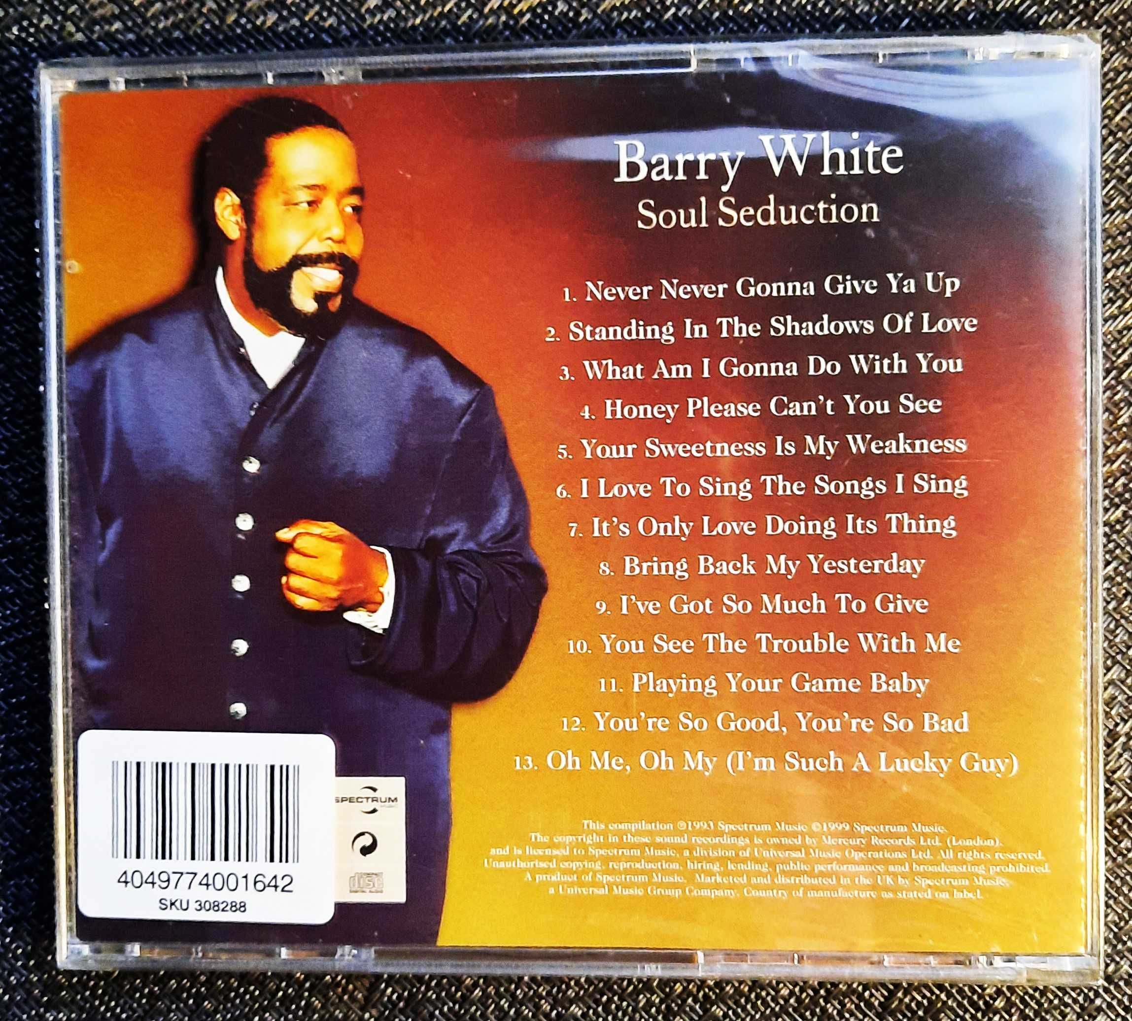 Polecam Album CD BARRY WHITE – Album Soul Seduction