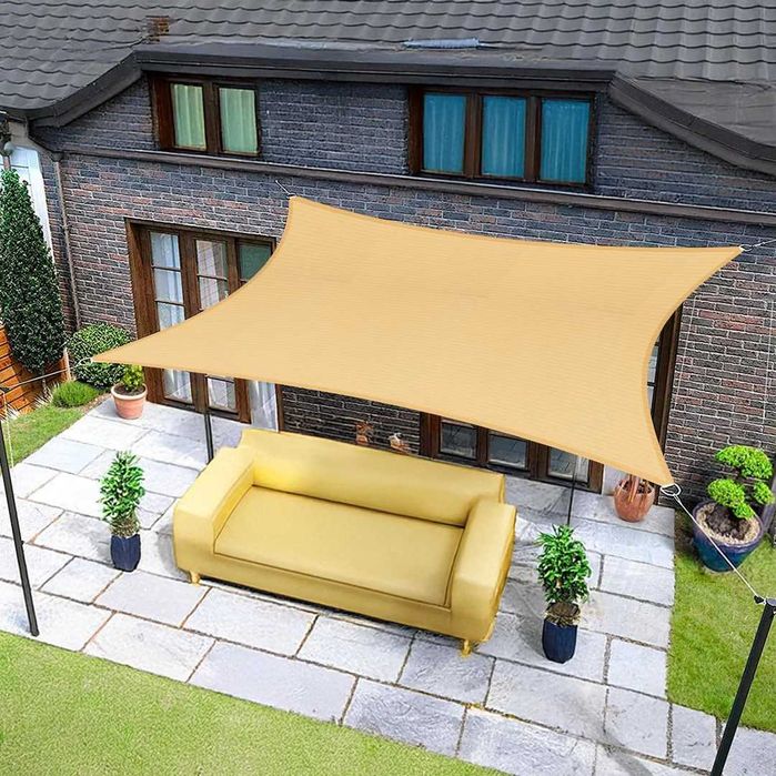 Toldo Lona Sombra Sunnylaxx 4x6m Bege
