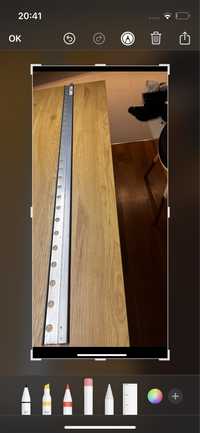 Ikea Metod listwa do wieszamia szafek kuchennych  140cm