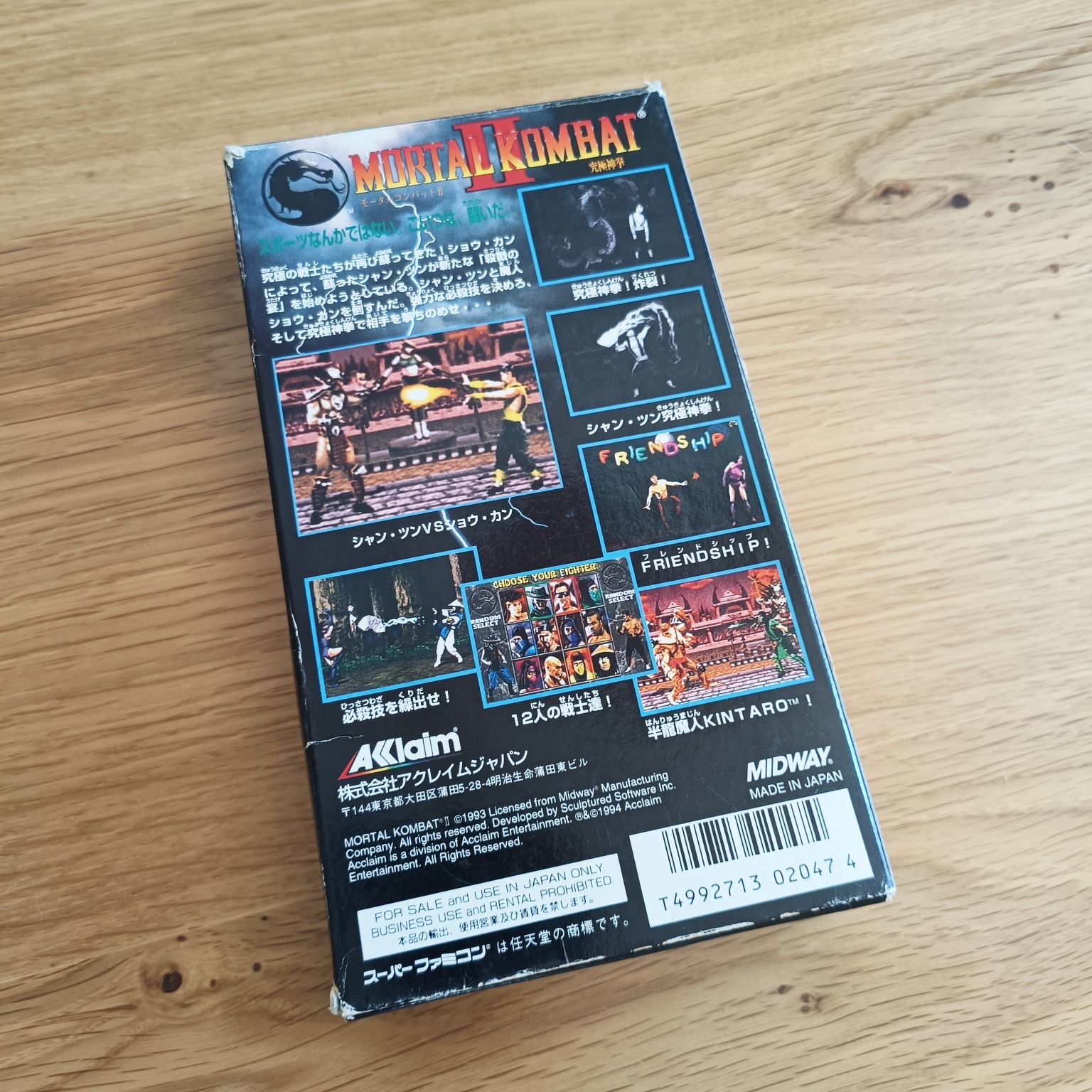 vendo jovendo Mortal Kombat II para Super Nintendo
