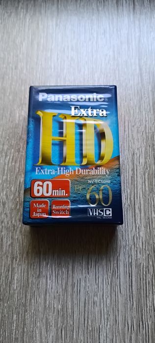 Kaseta VHS 60 min. Czysta w folii
