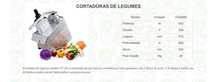 Cortador de Legumes usado - tudo a funcionar e em bom estado
