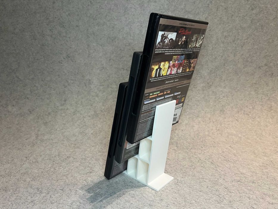 Stojak wystawowy na 3 gry