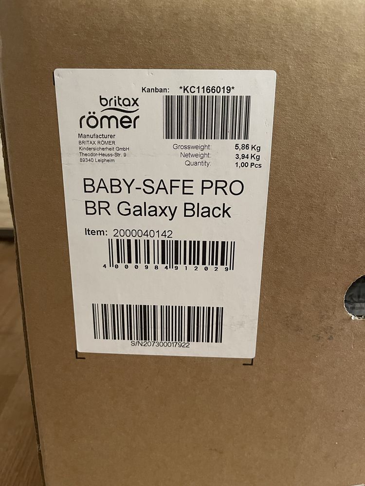 NOWE nosidełko britax romer baby safe pro