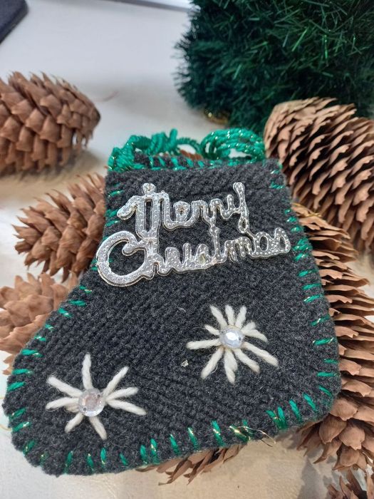 Різдвяний/новорічний декор чобіток #13