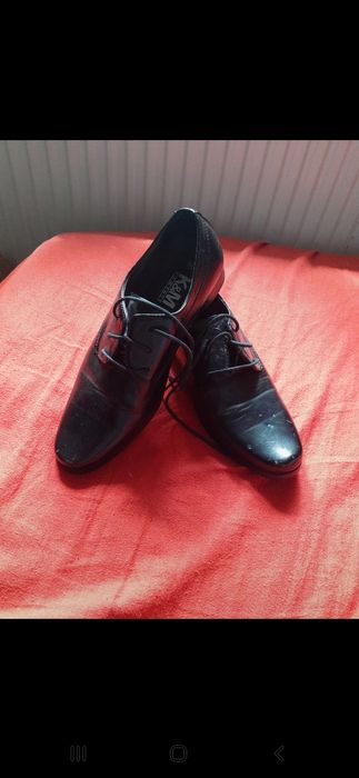 Buty czarne komunijne