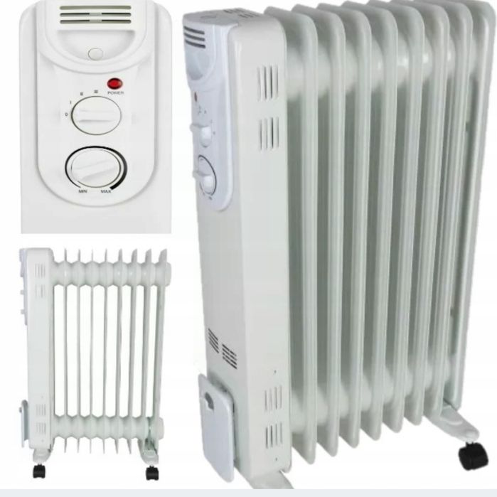 Масляний радіатор батарея масляна калорифер масляний 3 режими2500W11ре