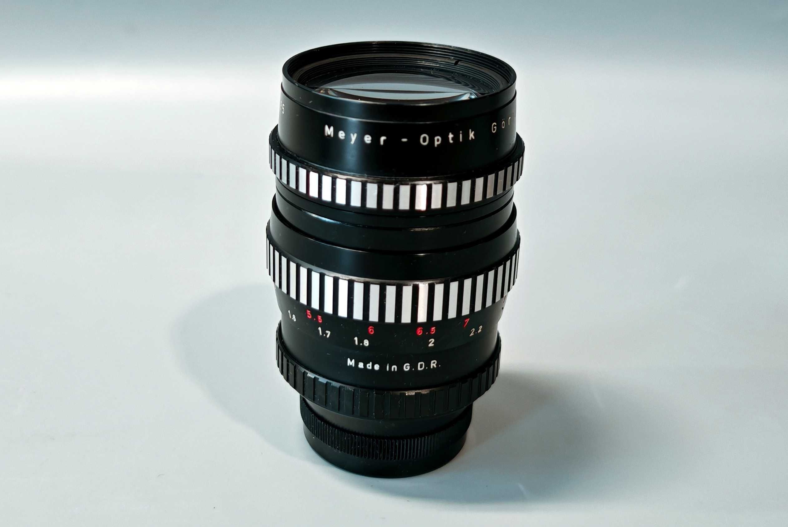 Obiektyw Meyer Optik Görlitz Oreston 135mm 2,8 gwint M42 GERMANY Zebra