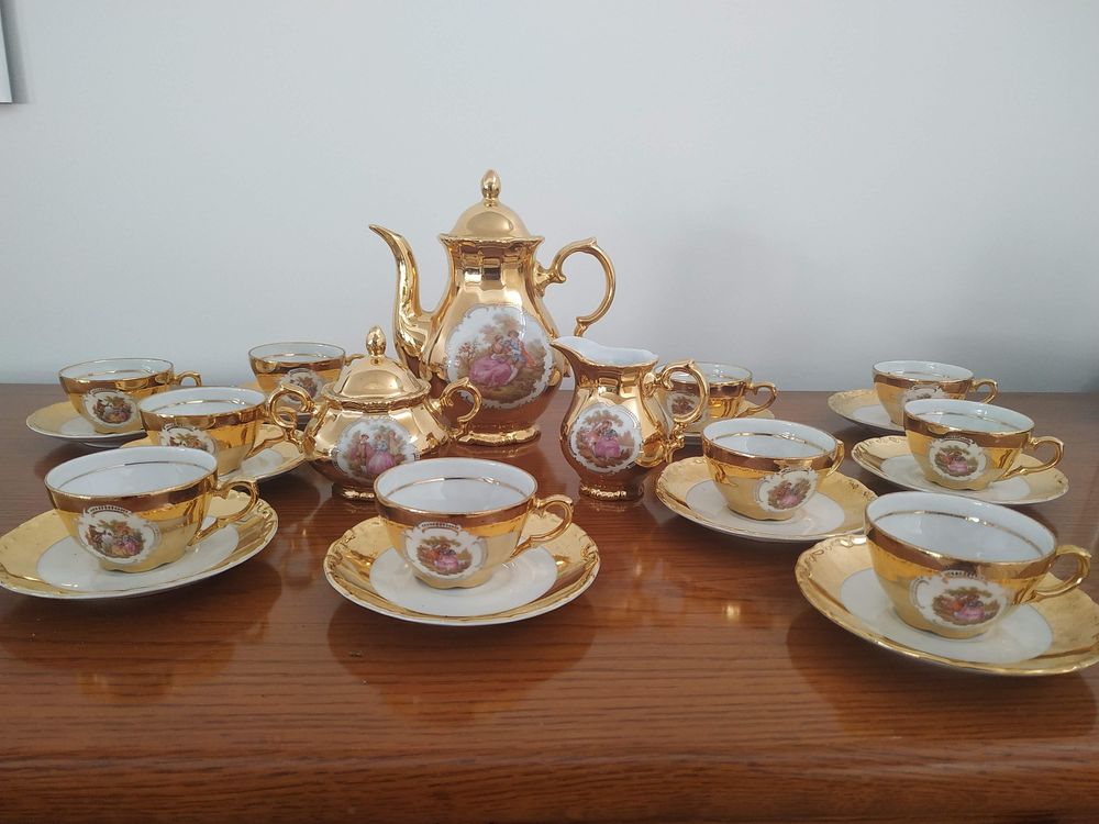 Conjunto chá antigo da bavaria