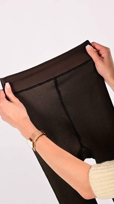 Колготки теплые с эффектом голых ног