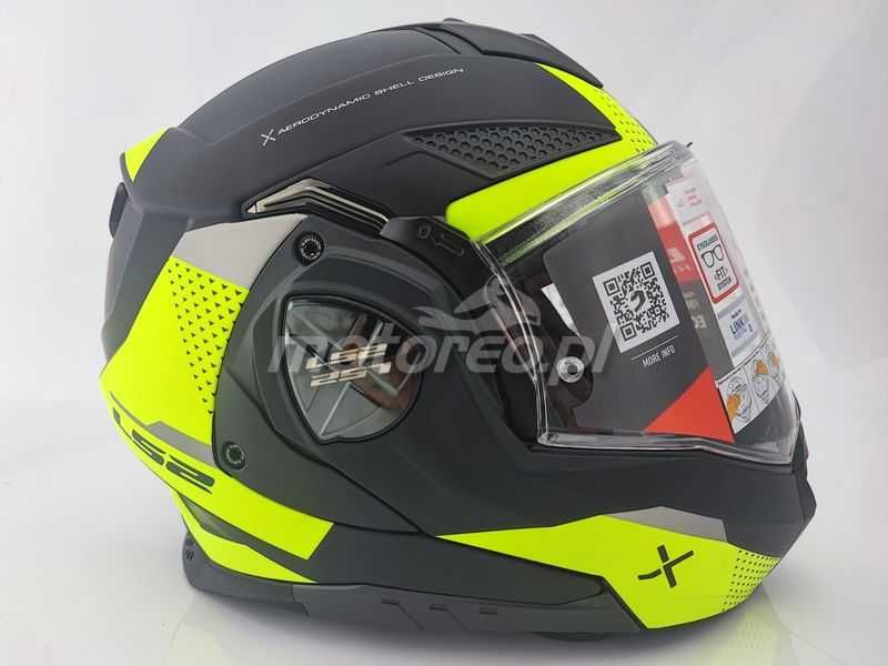 WYPRZEDAŻ Kask Szczękowy Blenda LS2 FF901 Advant X Oblivion Yellow