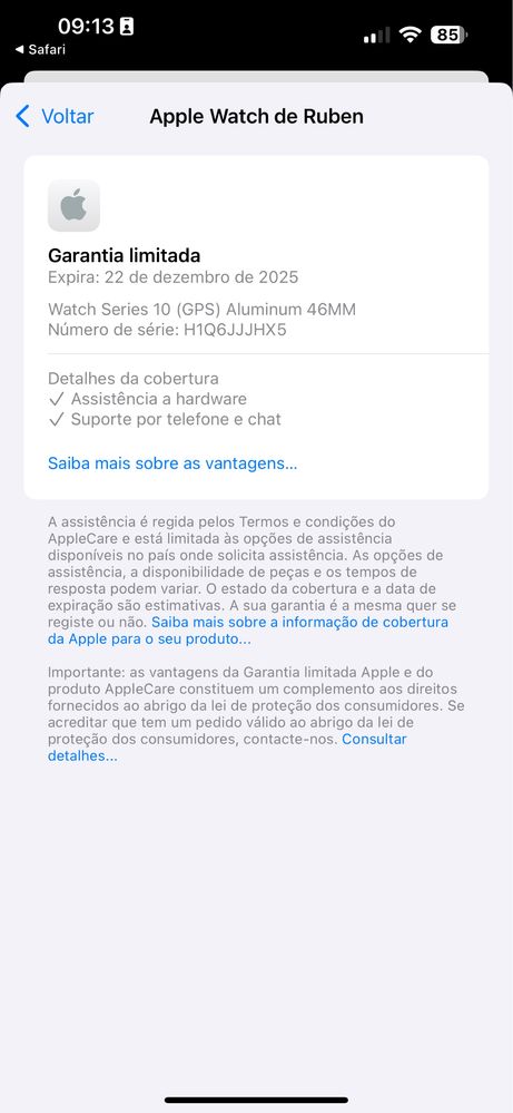 Apple watch series 10 46mm jet black