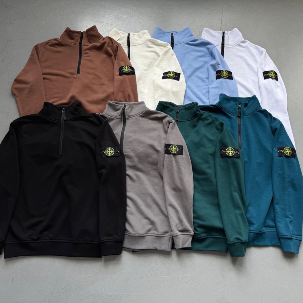 Зіп світшот Stone Island | Кофта Стон Айленд | Зіпка | 1/3 Чоловіча