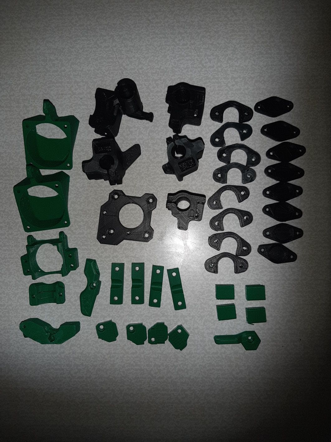 Набор пластиковых деталей для самостоятельной сборки 3д принтера