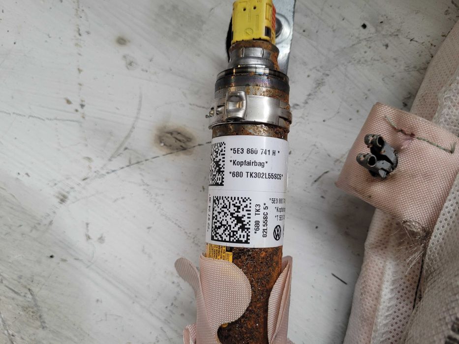 skoda octavia IV kurtyna airbag lewa strona