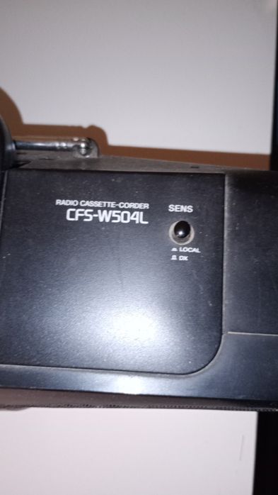 Radiomagnetofon Sony CFS-W504L magnetofon dwukasetowy radio