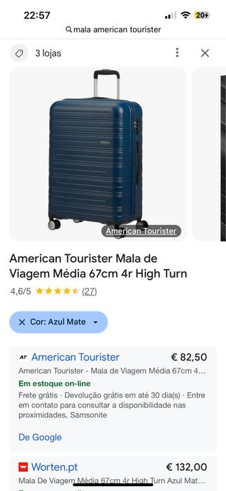 Mala american tourist