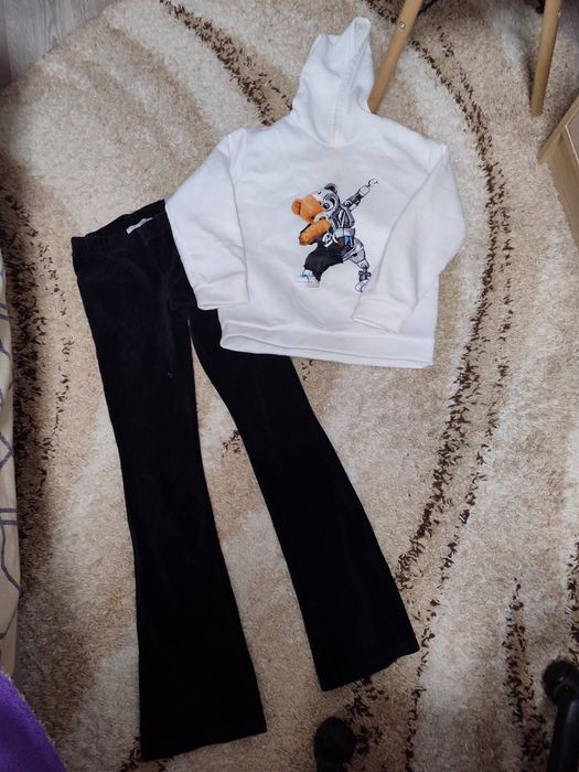 Костюм на дівчинку теплий на флісі