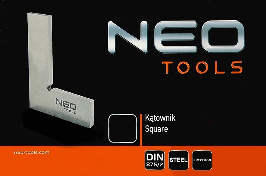 Kątownik Ślusarski Z Podstawą 90° Din875/2, 250 X 160 Mm 72-034 Neo