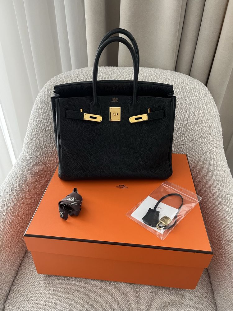 Hermes Birkin 30 torebka Oryginalna dokumenty