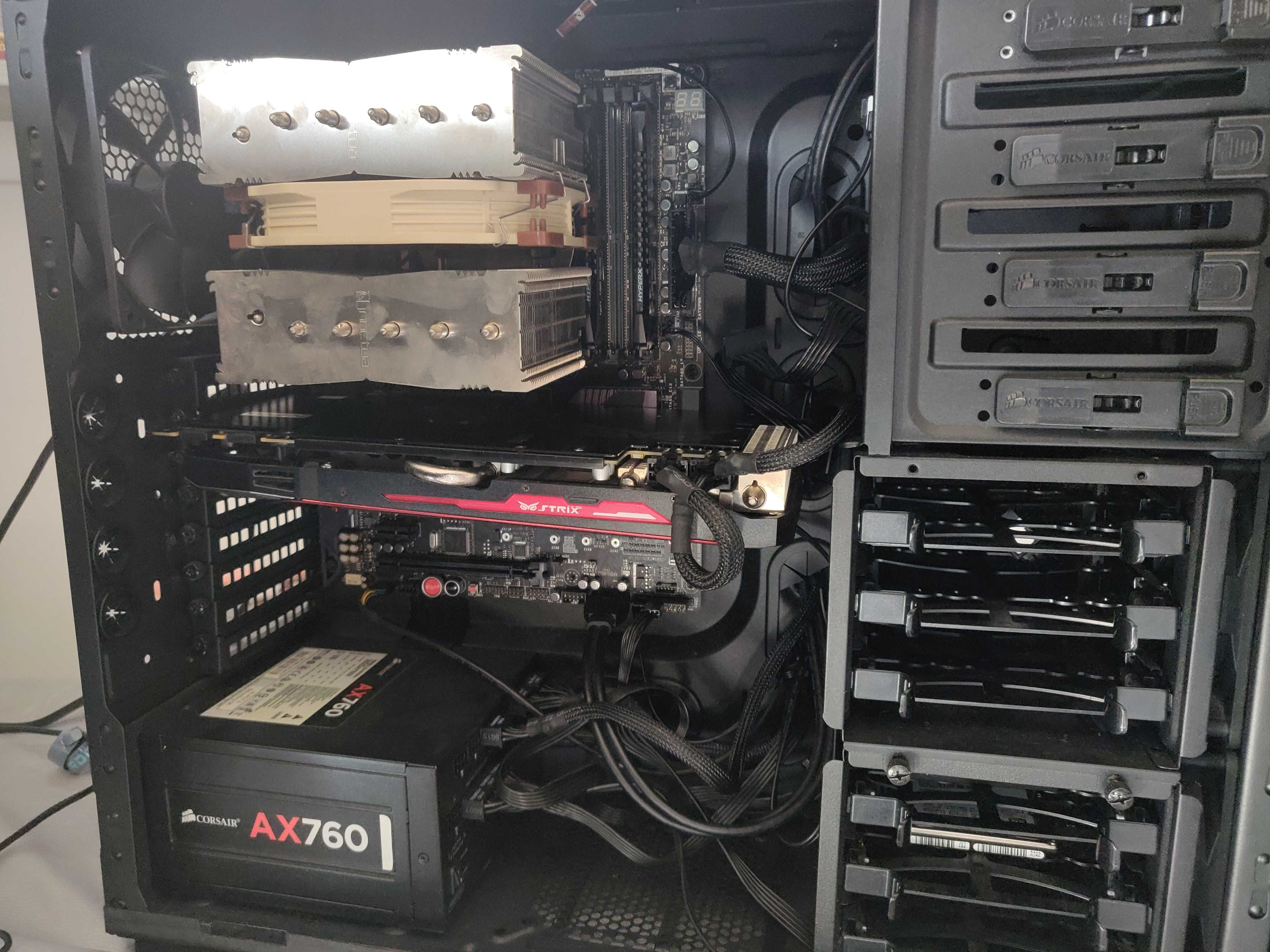 Computador com assessórios
